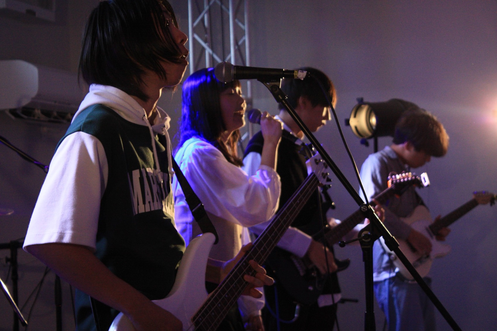 前回ライブのステージと客席